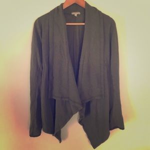 Anthropologie Bordeaux Tailored Shrug Cardigan